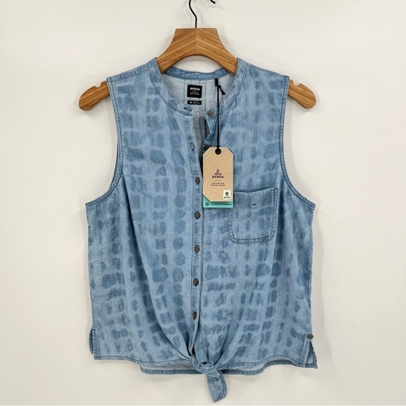 Prana Sunrise Peak Top in Blazer Size M - Picture 3 of 11